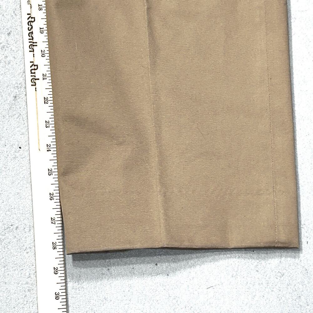 Joseph A. Banks Traveler's Collection Men's 44 X 28 Pleated Cotton Khakis Pants - Picture 7 of 10